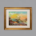 Automn Harmony Painting 70x50cm with Golden Frame
