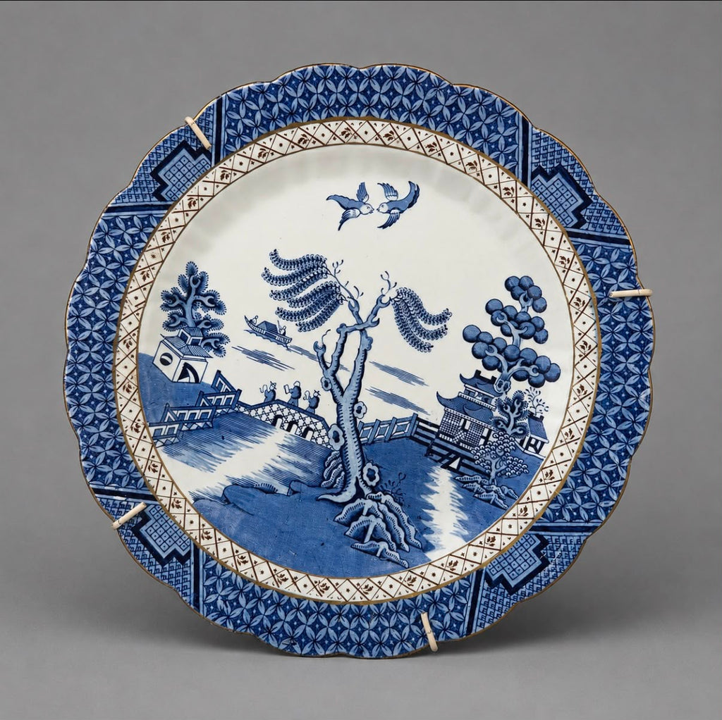 Vintage Plate | Real Old Willow| Porcelain Wall Plate - 30cm