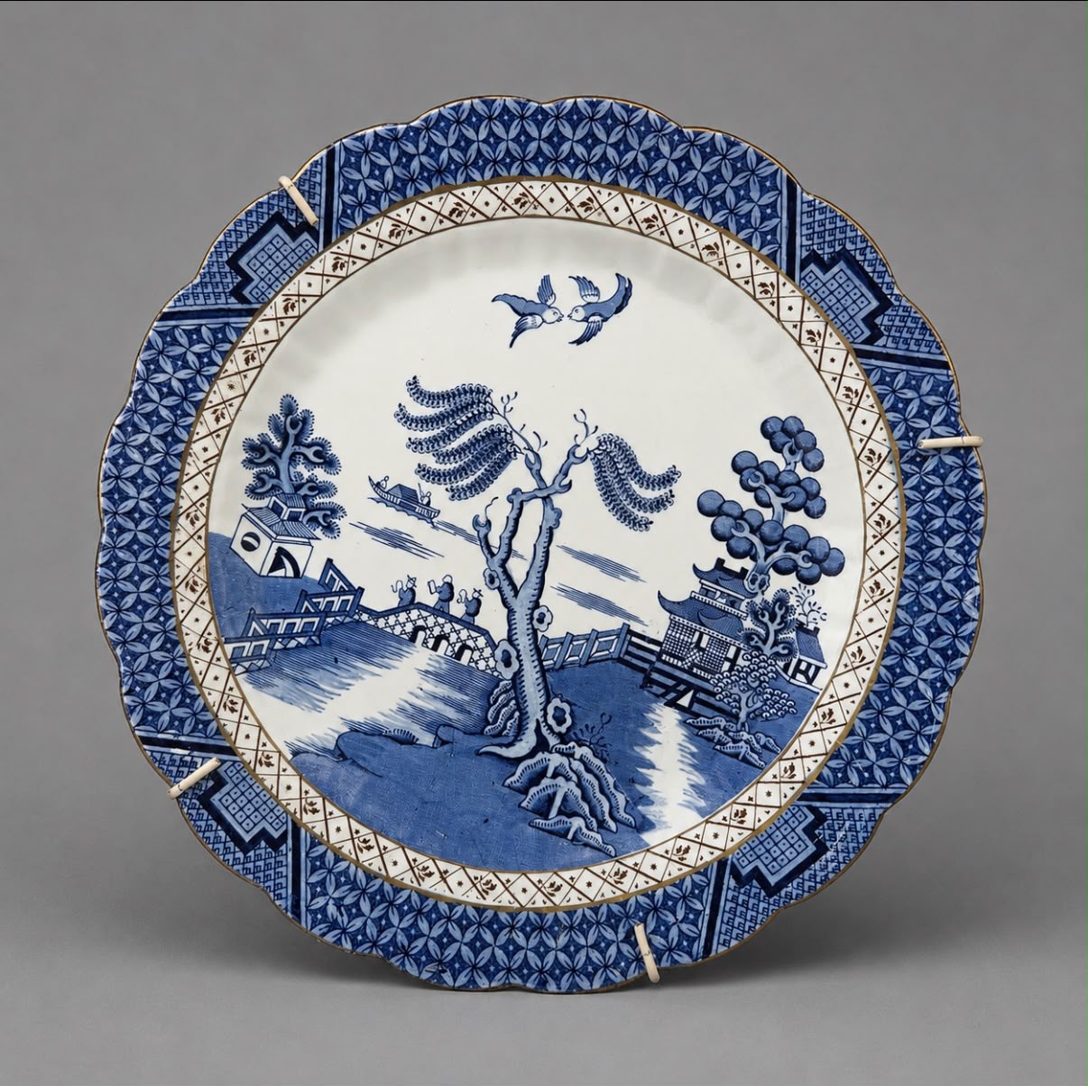 Vintage Plate | Real Old Willow| Porcelain Wall Plate - 30cm
