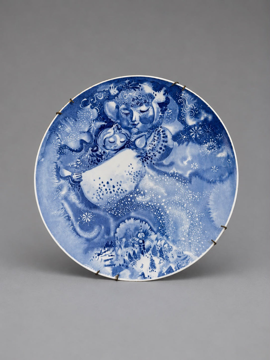 Set of 2 Meissen Porcelain Collector Plate - 25cm