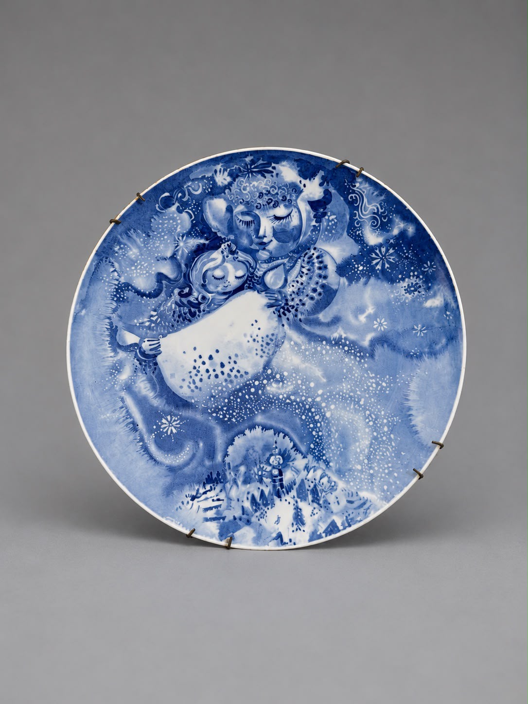 Set of 2 Meissen Porcelain Collector Plate - 25cm