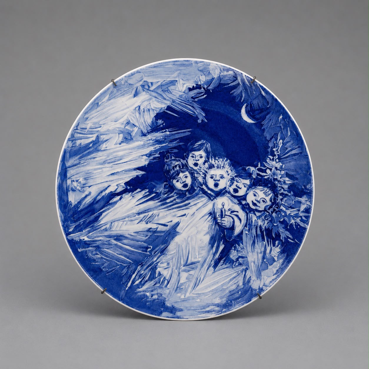 Set of 2 Meissen Porcelain Collector Plate - 25cm
