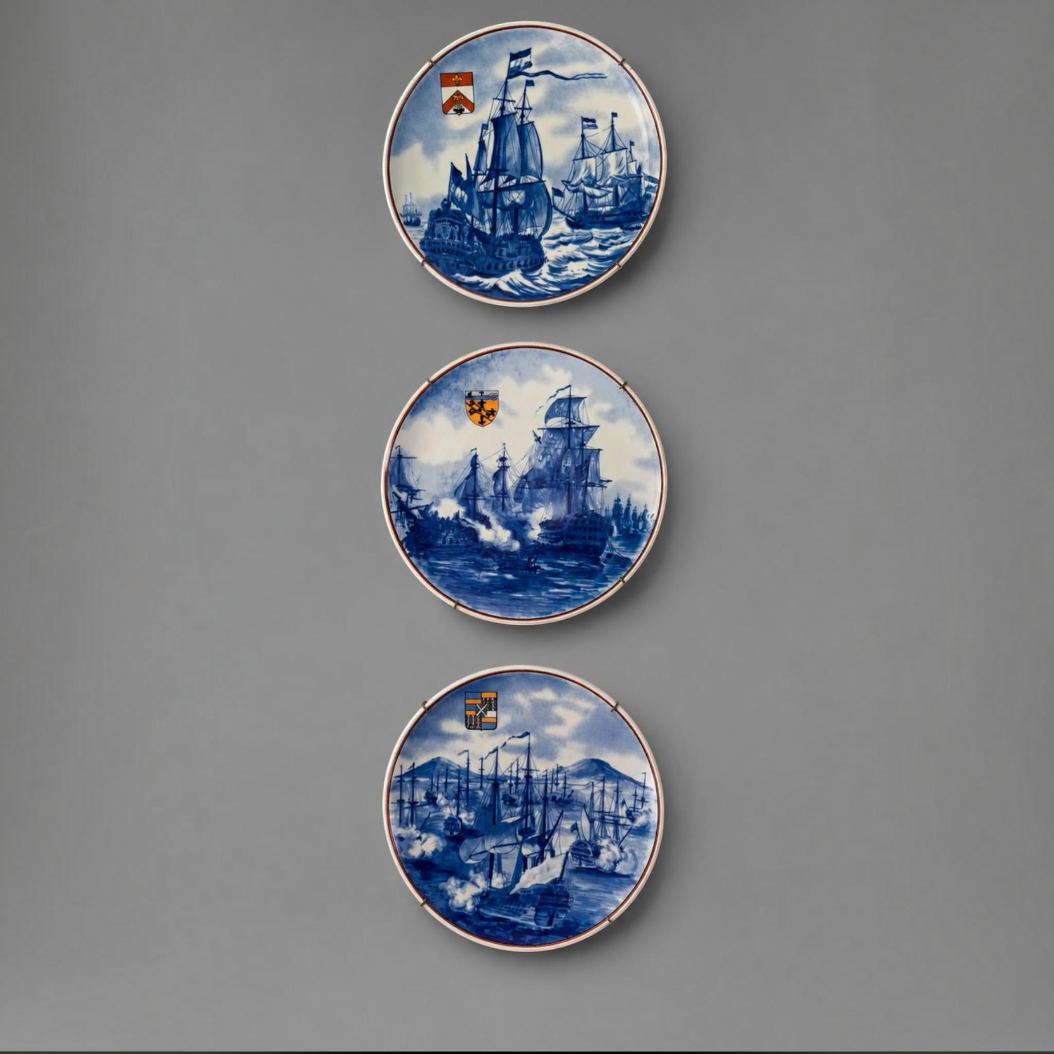 Set of 3 Vintage Villeroy & Boch Collector Plates