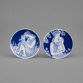 Royal Copenhagen Mother's Day Collector Plates (1978 & 1979) | Set of 2 | Danish Porcelain - 16cm