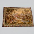 European Pastoral Landscape Tapestry Wall Hanging | Aubusson Style Replica - 148x117cm