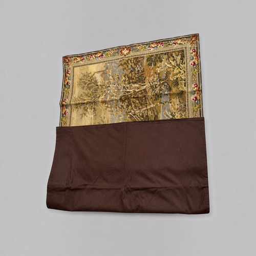 European Pastoral Landscape Tapestry Wall Hanging | Aubusson Style Replica - 148x117cm