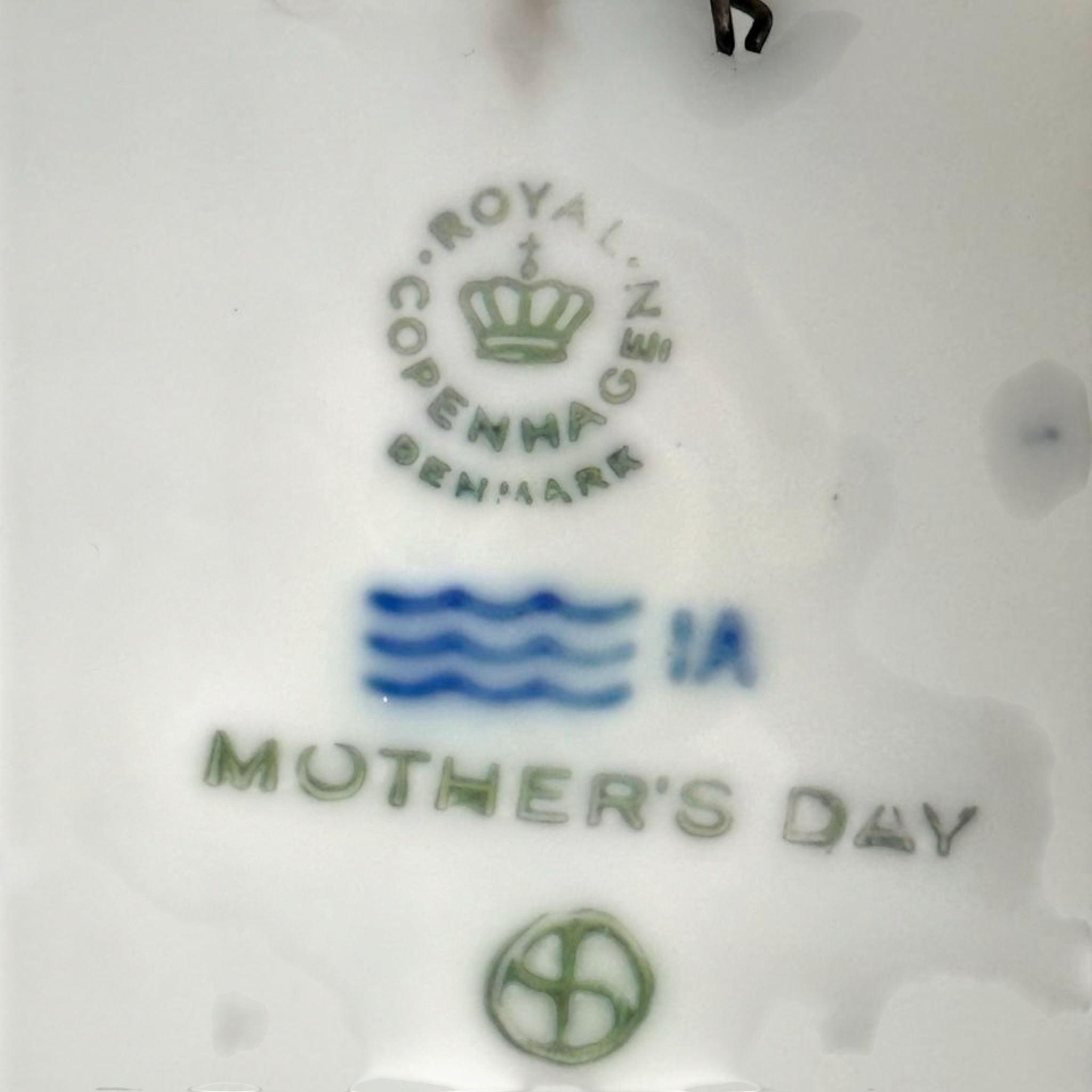Royal Copenhagen Mother's Day Collector Plates (1978 & 1979) | Set of 2 | Danish Porcelain - 16cm